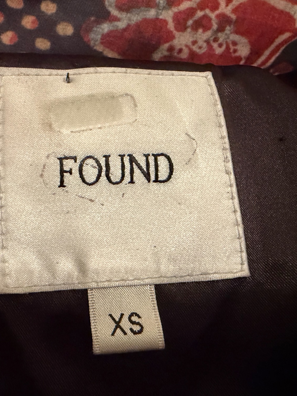 Found by Free People Mixed Print Garden Puffer Women’s XS - Picture 14 of 15